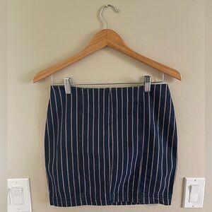 Altar’d State Striped Jean Mini Skirt!